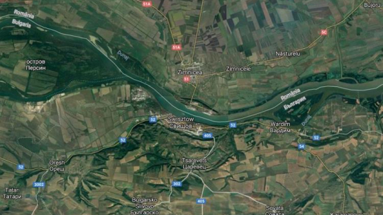 Swisztow w Bułgarii. Źródło: Google Maps