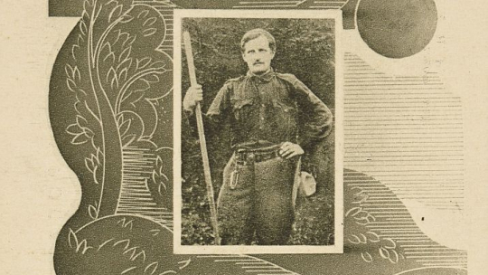 Andrzej Małkowski. Pocztówka z 1935 r. Źródło: CBN Polona 