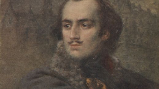 Gen. Kazimierz Pułaski - pocztówka z obrazem Jana Styki. Źródło: CBN Polona