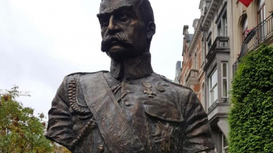 Popiersie Józefa Piłsudskiego w Brukseli. Źródło: www.ipn.gov.pl