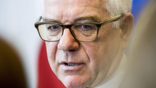 Szef MSZ Jacek Czaputowicz. Fot. PAP/W. Dąbkowski