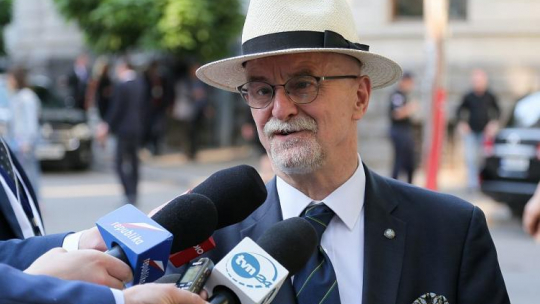 Dyrektor Studium Europy Wschodniej UW Jan Malicki. 2017 r. Fot. PAP/P. Supernak