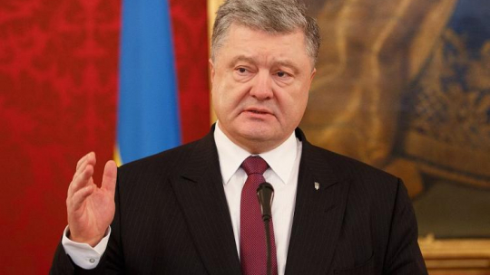 Prezydent Ukrainy Petro Poroszenko. Fot. PAP/EPA
