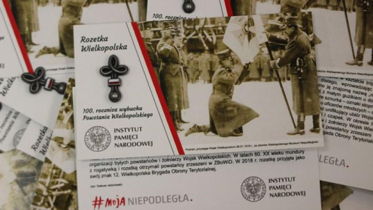 „Rozetka wielkopolska” na setną rocznicę wybuchu Powstania Wielkopolskiego