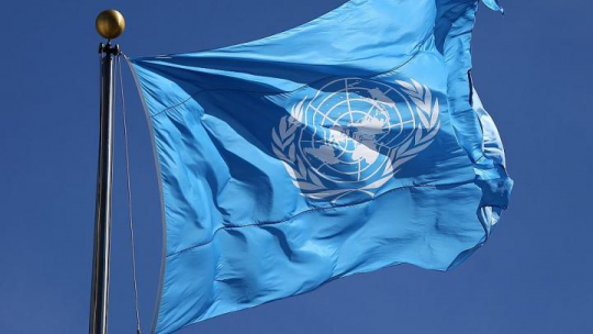 Flaga ONZ. Fot. PAP/EPA
