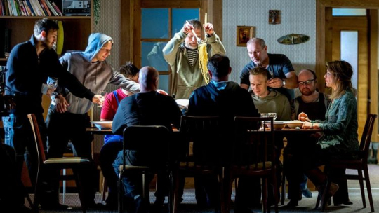Próba spektaklu „Pod presją” w reżyserii Mai Kleczewskiej w Teatrze Śląskim w Katowicach. Fot. PAP/A. Grygiel 