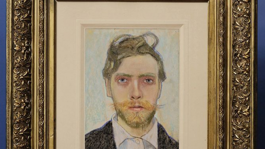 „Autoportret artysty” Stanisława Wyspiańskiego z kolekcji Muzeum Narodowego w Krakowie. Fot. PAP/P. Supernak