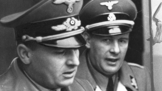 Hans Frank (L) i Odilo Globocnik. Fot. NAC