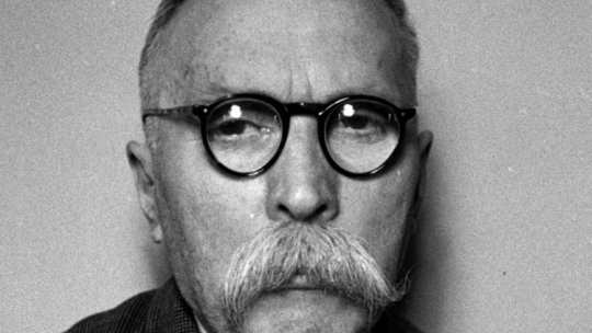 Kazimierz Pużak ps. Bazyli, sekretarz generalny PPS-WRN, komendant główny Gwardii Ludowej WRN, przewodniczący podziemnego parlamentu Rady Jedności Narodowej. Warszawa 05.11.1948. Fot. PAP/CAF-archiwum