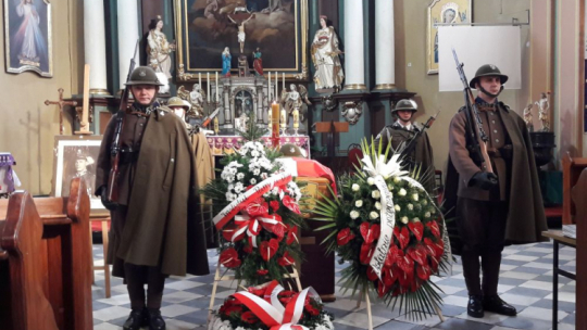 Uroczystości pogrzebowe Jan Kwiczali. Fot. Archiwum M. Szafrańskiego