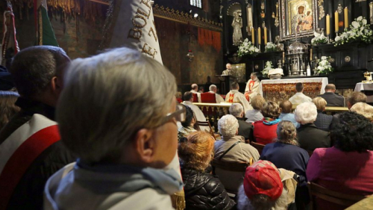 Pielgrzymka Rodzin Katyńskich na Jasną Górę. 28.04.2019. Fot. PAP/W. Deska