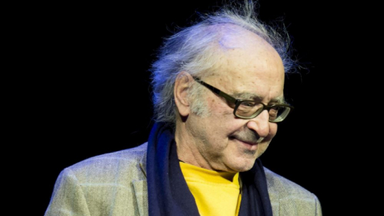 Reżyser Jean-Luc Godard. Fot. PAP/EPA/J.Ch. Bott