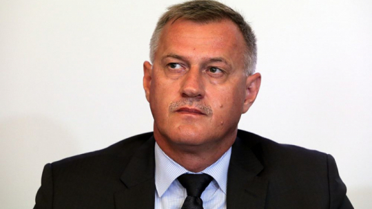 Andrzej Pozorski – zastępca Prokuratora Generalnego, dyrektor Głównej Komisji Ścigania Zbrodni przeciwko Narodowi Polskiemu. Fot. PAP/T. Gzell