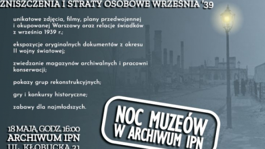 „Utracony świat w dokumentach IPN – zniszczenia i straty osobowe września 1939 r.”. Źródło: IPN