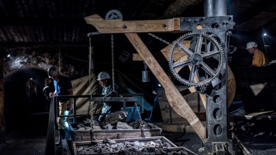 Zabrze, 19.06.2017. Testowe zwiedzanie Sztolni Królowa Luiza w Zabrzu. Fot. PAP/A. Grygiel