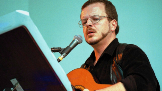 Jacek Kaczmarski, 2000 r. Fot. PAP/P. Polak