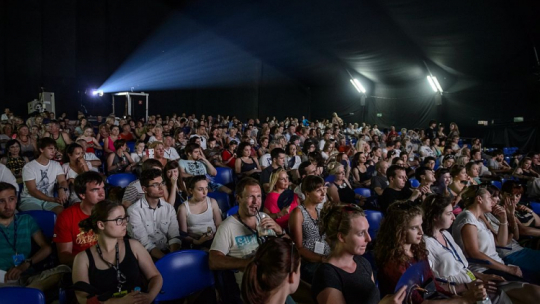 9. edycja Festiwalu Filmu i Sztuki Dwa Brzegi w Kazimierzu Dolnym. 2015 r. Fot. PAP/W. Pacewicz
