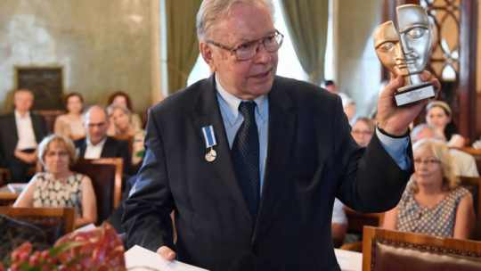 Kraków, 19.06.2019. Reżyser Krzysztof Zanussi podczas obchodów swoich jubileuszy. Fot. PAP/J. Bednarczyk