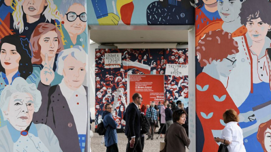 Mural pt. „Kobiety Wolności” w Gdańsku. Fot. PAP/A. Warżawa