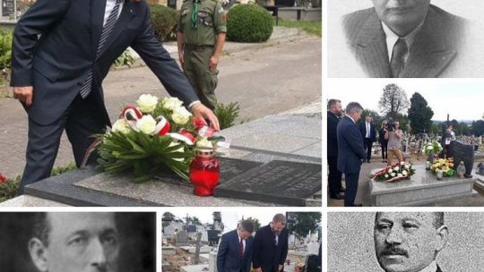 Marszałek Sejmu Marek Kuchciński odwiedził groby posłów II RP. Fot. Kancelaria Sejmu