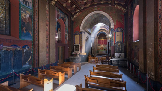 Wnętrze katedry ormiańskiej, fot. P. Mazur. Źródło: Instytut POLONIKA