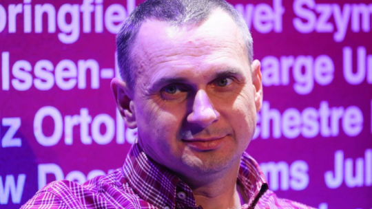 Reżyser filmowy, były więzień polityczny Oleg Sencow. Fot. PAP/P. Supernak