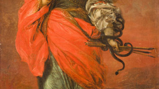 Michael Willmann, „Święta Krystyna”, 1690–1695. Źródło: Mnwr.pl