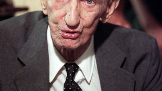 Jan Karski. Fot. PAP/T. Gzell