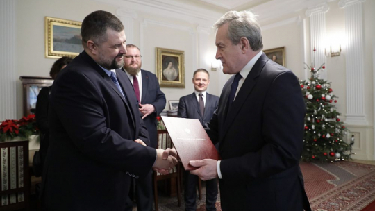 Dr Bartosz Kuświk powołany na stanowisko dyrektora Instytutu Śląskiego. Fot. Danuta Matloch / MKiDN