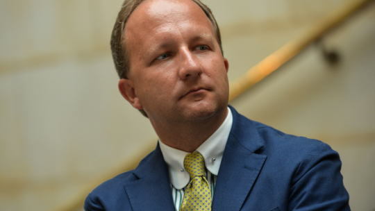 Dyrektor Muzeum Narodowego w Krakowie Andrzej Szczerski. Fot. PAP/M. Obara