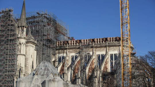 Katedra Notre Dame w Paryżu. Fot. PAP/EPA