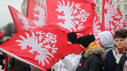 Obchody 101. rocznicy wybuchu Powstania Wielkopolskiego przed Grobem Nieznanego Żołnierza w Warszawie. Fot. PAP/W. Olkuśnik