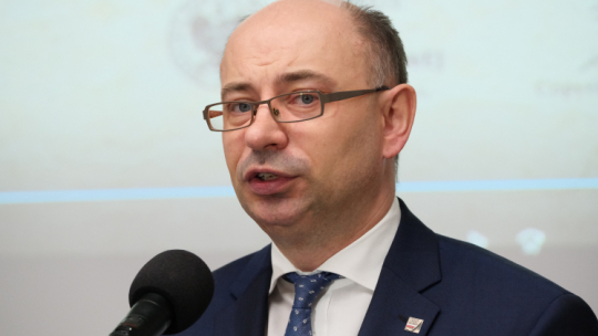 Wiceprezes IPN dr Mateusz Szpytma. Fot. PAP/M. Marek