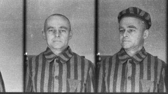 Fotografia obozowa rotmistrza Witolda Pileckiego. Fot. Państwowe Muzeum Auschwitz-Birkenau