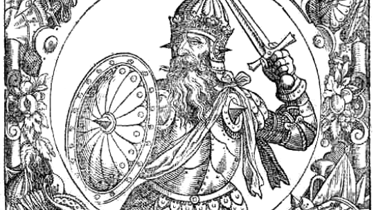Wizerunek Mendoga z "Sarmatiae Europeae descriptio Alessandra Guagnini" (1578). Źródło: Wikimedia Commons