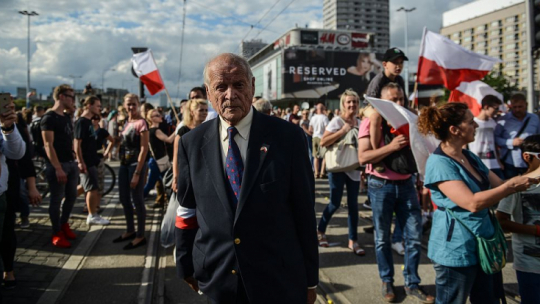 Julian Kulski ps. Goliat. 2016 r. Fot. PAP/J. Kamiński