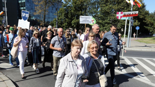 19. Międzynarodowy Marsz Pamięci Zesłańców Sybiru. Białystok, 06.09.2019. Fot. PAP/A. Reszko