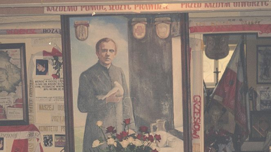 Fragment wystawy Muzeum ks. Jerzego Popiełuszki w Warszawie. Fot. NAC