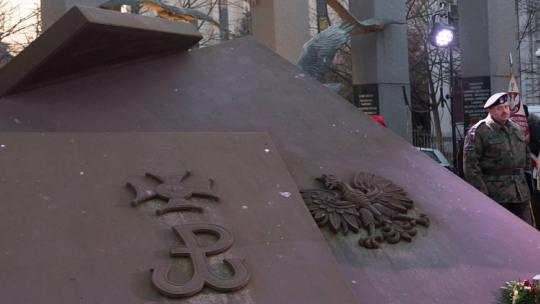 Pomnik Polskiego Państwa Podziemnego i Armii Krajowej w Poznaniu. 2018 r. Fot. PAP/J. Kaczmarczyk