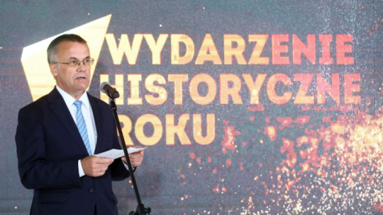 Warszawa, 23.09.2020. Wiceminister kultury i dziedzictwa narodowego Jarosław Sellin podczas uroczystej gali 13. plebiscytu Wydarzenie historyczne Roku w Pałacu na Wodzie w Łazienkach Królewskich. Fot. PAP/R. Guz