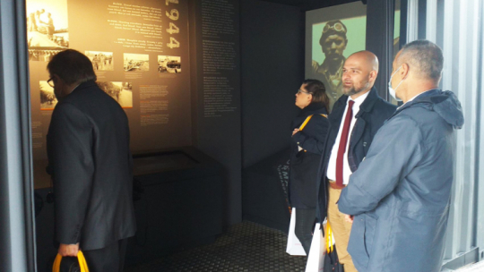Wystawa plenerowa „Generał Stanisław Maczek i jego żołnierze” w Centrum Historii Zajezdnia we Wrocławiu. Fot. MHP/ Karolina Wichowska, MHP/Mariusz Bodnar