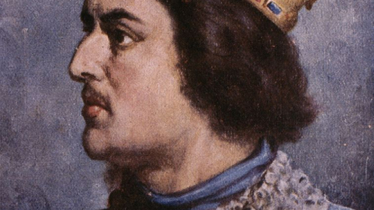 Przemysł II - cykl Jana Matejki „Poczet królów i książąt polskich”. Fot. PAP/Reprodukcja