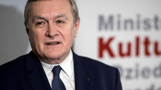 Wicepremier, szef MKiDN Piotr Gliński. 10.2020. Fot. PAP/Ł. Gągulski