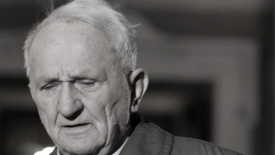 Wadowice, 02.04.05. Eugeniusz Mróz, kolega Ojca Świętego z lat szkolnych. PAP/A. Grygiel