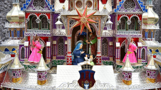 75. Konkurs Szopek Krakowskich. 2017 r. Fot. PAP/J. Bednarczyk