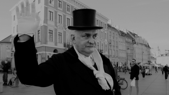 Warszawa, 05.11.2017.  Aktor Janusz Leśniewski jako Ignacy Paderewski. PAP/A. Rybczyński