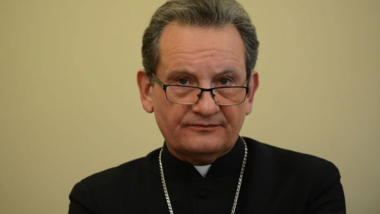 Przewodniczący Komitetu Episkopatu Polski ds. Dialogu z Judaizmem bp Rafał Markowski. Fot. PAP/J. Kamiński