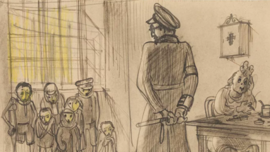 Beniamin Rozenfeld, Punkt etapowy (fragment) / Archiwum Ringelbluma. Źródło: ŻIH