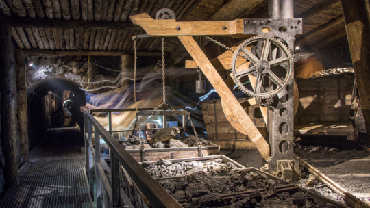 Fragment podziemnej trasy - fot. sztolnia Królowa Luiza