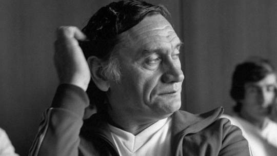 Kazimierz Górski , trener piłkarskiej reprezentacji Polski. PAP/CAF - S. Jakubowski